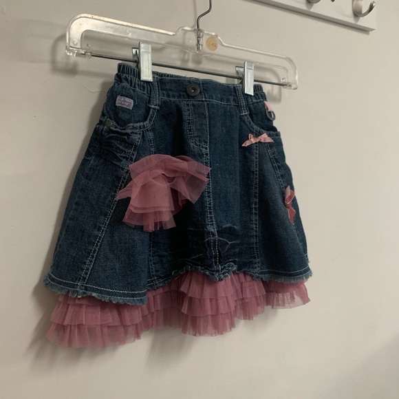 Red Sound Baby Bow Skirt - Picture 2 of 7